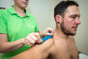 Kinesiotape Anwendung